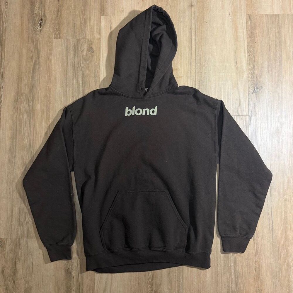 Frank Ocean Blond Brown Pullover Hoodie Sweatshirt Sz M R&B Hip Hop Merch Music